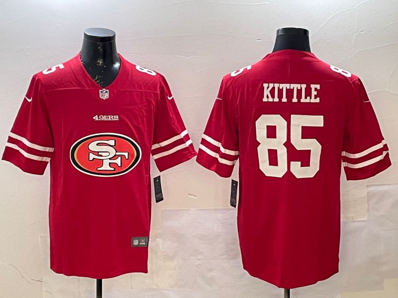 Men San Francisco 49ers #85 Kittle Red Brigade standard 2025 Nike Limited NFL Jersey style 2->san francisco 49ers->NFL Jersey